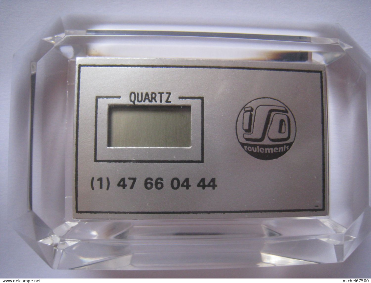 ISO ROULEMENTS Montre De Bureau à Quartz - Advertisement Watches