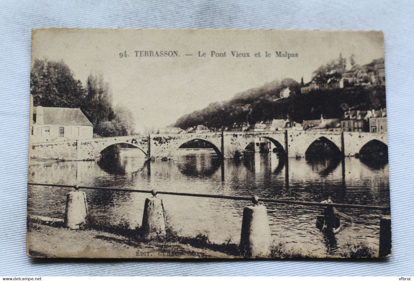 Terrasson, Le Pont Vieux Et Le Malpas, Dordogne 24 - Terrasson-la-Villedieu