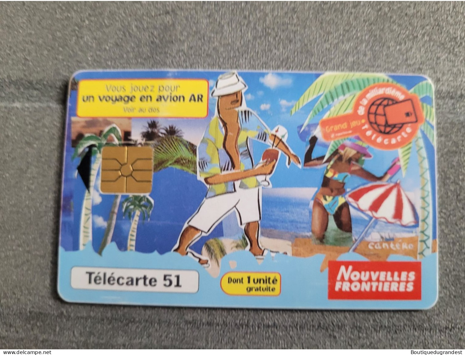 Télécarte 51 Unités Nouvelle Frontières - Publicité