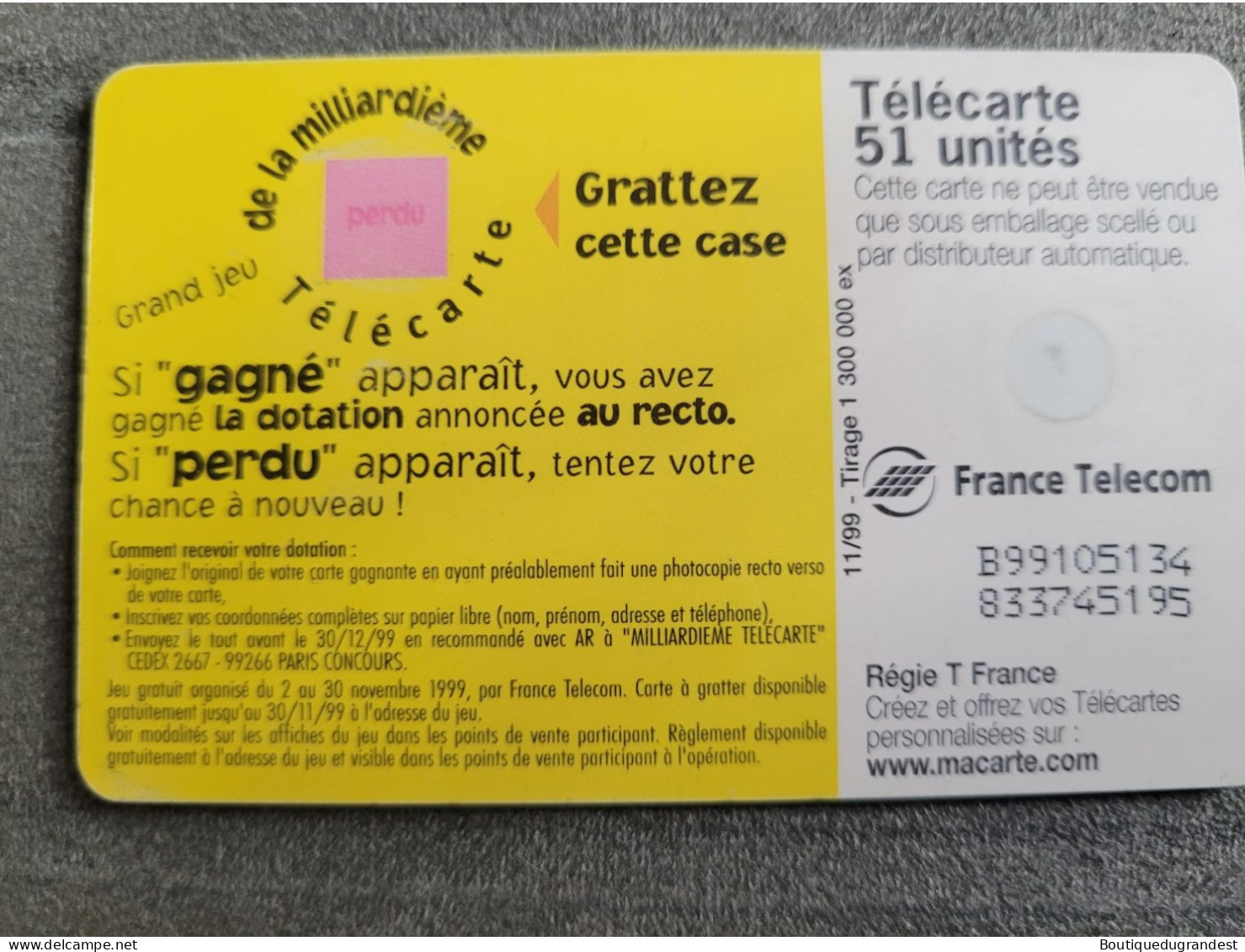 Télécarte 51 Unités Nouvelle Frontières - Werbung