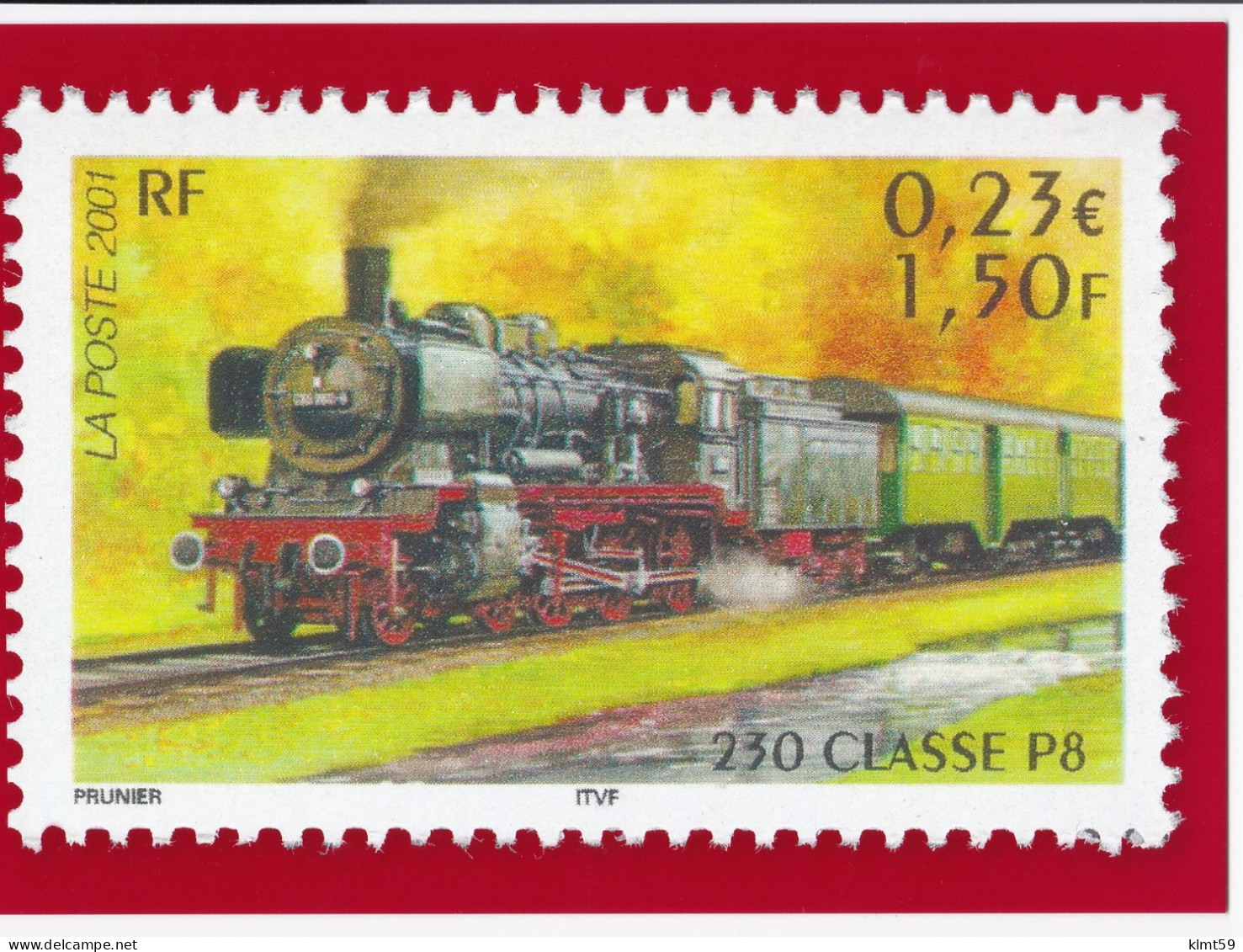 Les Légendes Du Rail - 230 Classe P8 - Briefmarken (Abbildungen)