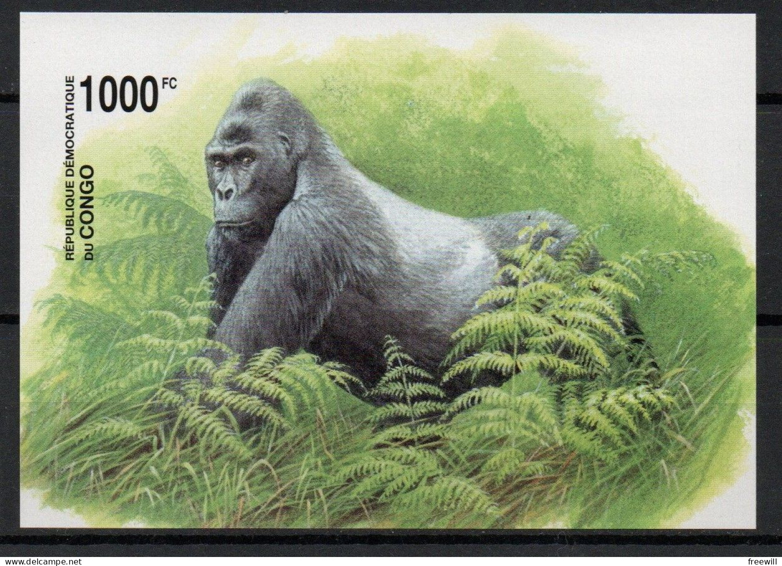 Congo- Kinshasa  Gorille 2001 XXX - Nuevos