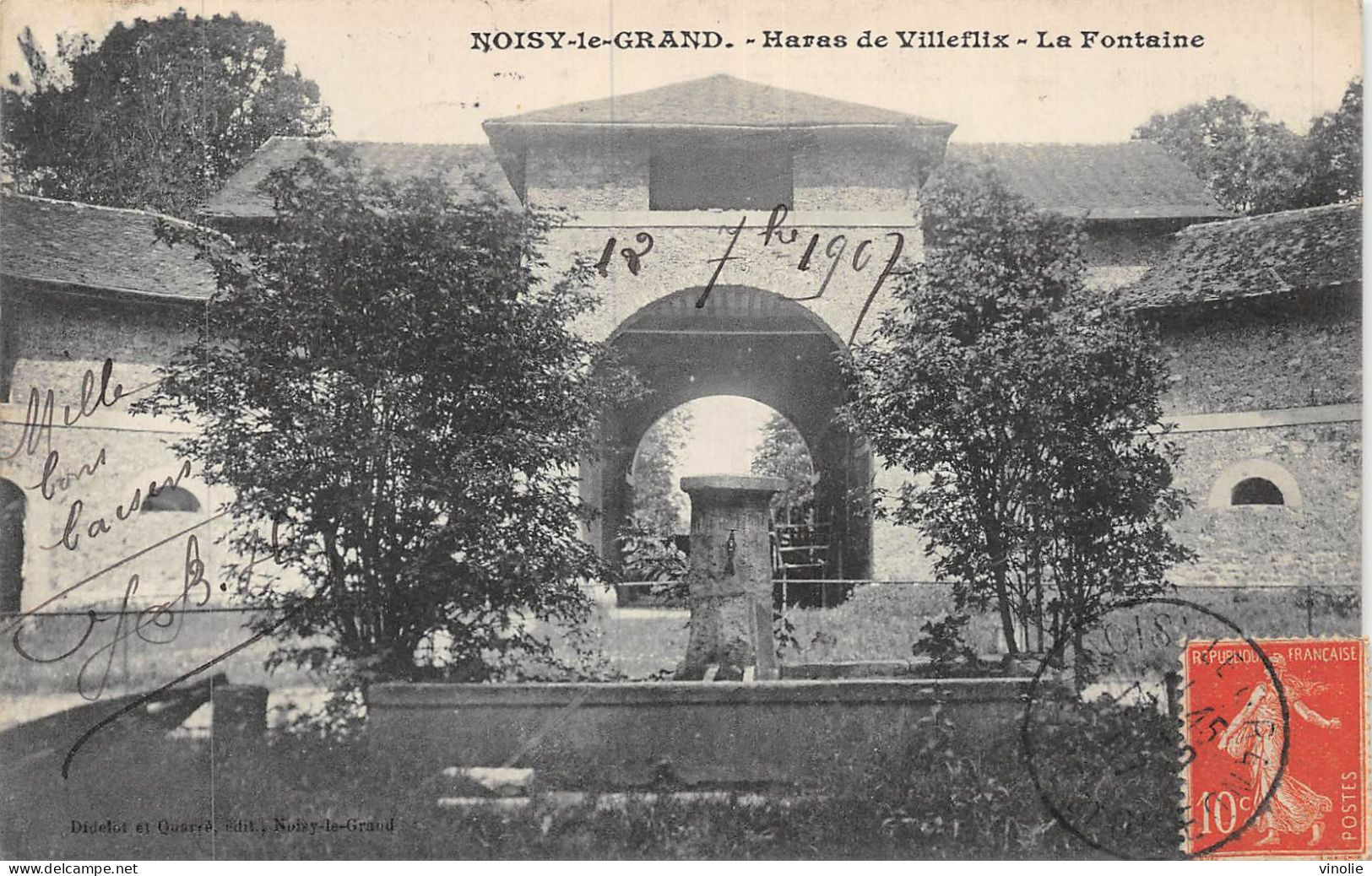 24-4156 : NOISY-LE-GRAND. HARAS DE VILLEFLIX. LA FONTAINE - Noisy Le Grand