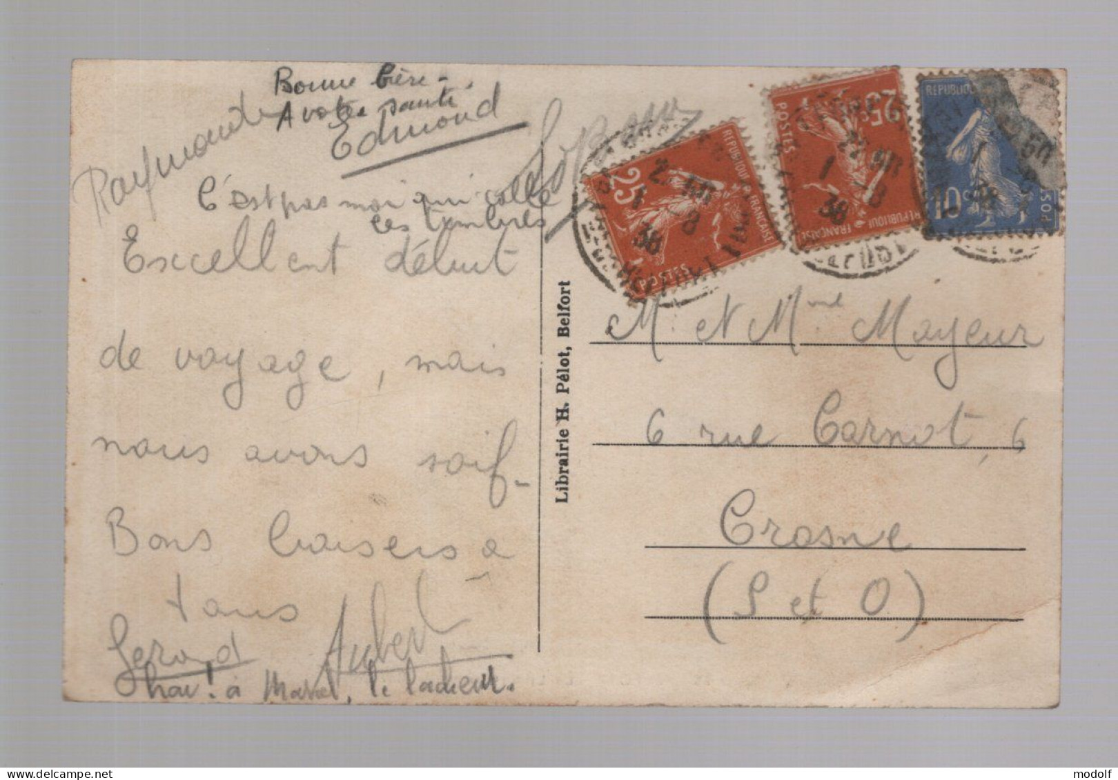 CPA - 90 - Belfort - Le Lion - Circulée En 1938 - Belfort – Le Lion