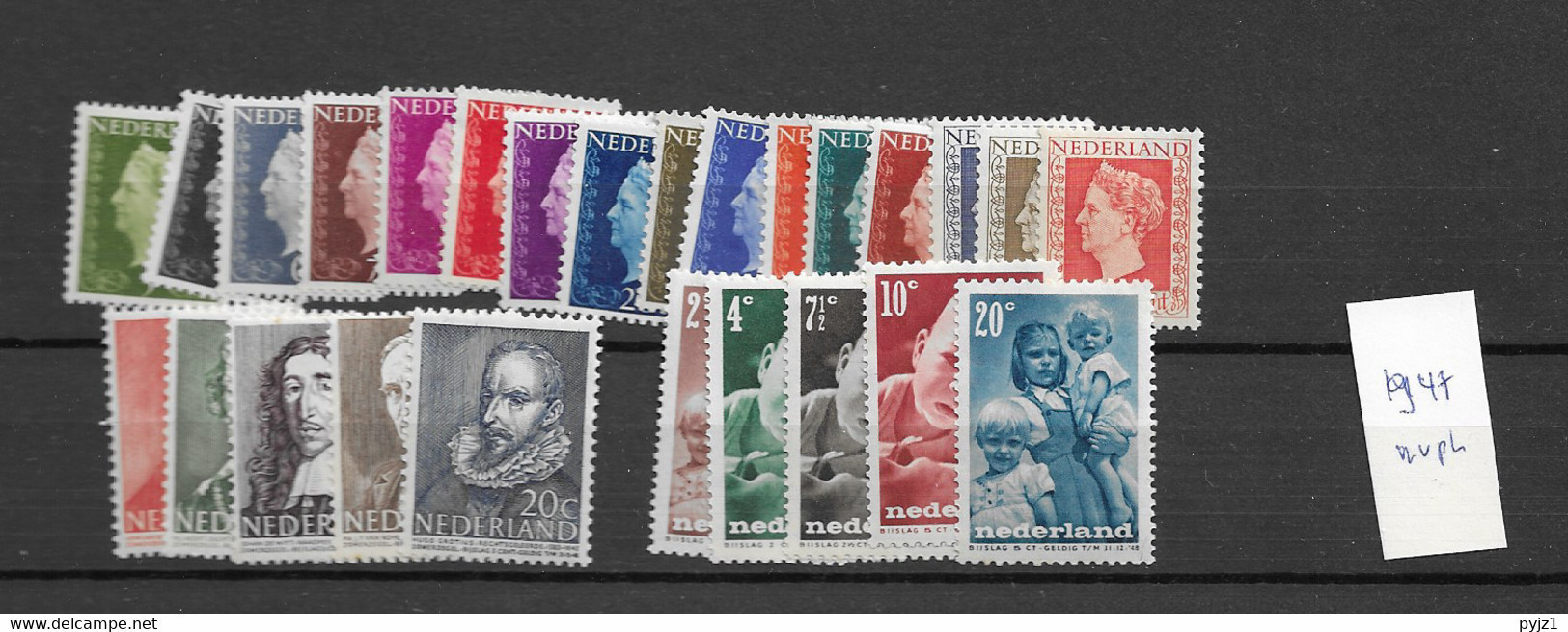 1947 MNH  Netherlands,complete According To NVPH, Postfris** - Años Completos