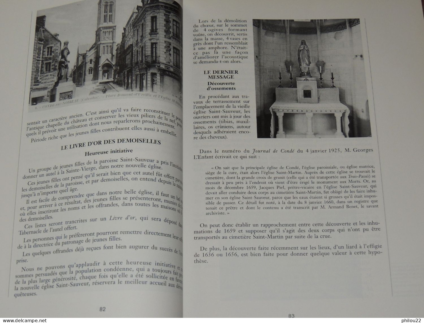 NORMANDIE  CALVADOS ‎ ‎Histoire De Condé-sur-Noireau.  Tomes 1 Et 2 - Normandie