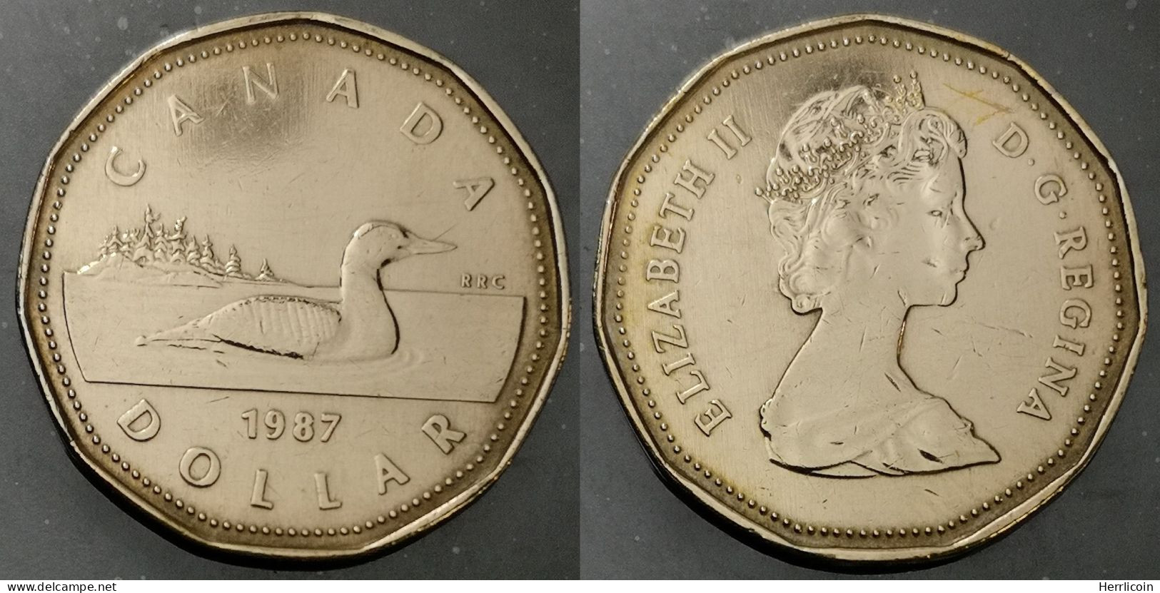 Monnaie Canada - 1987 - 1 Dollar - Élisabeth II 2ième Effigie - Canada