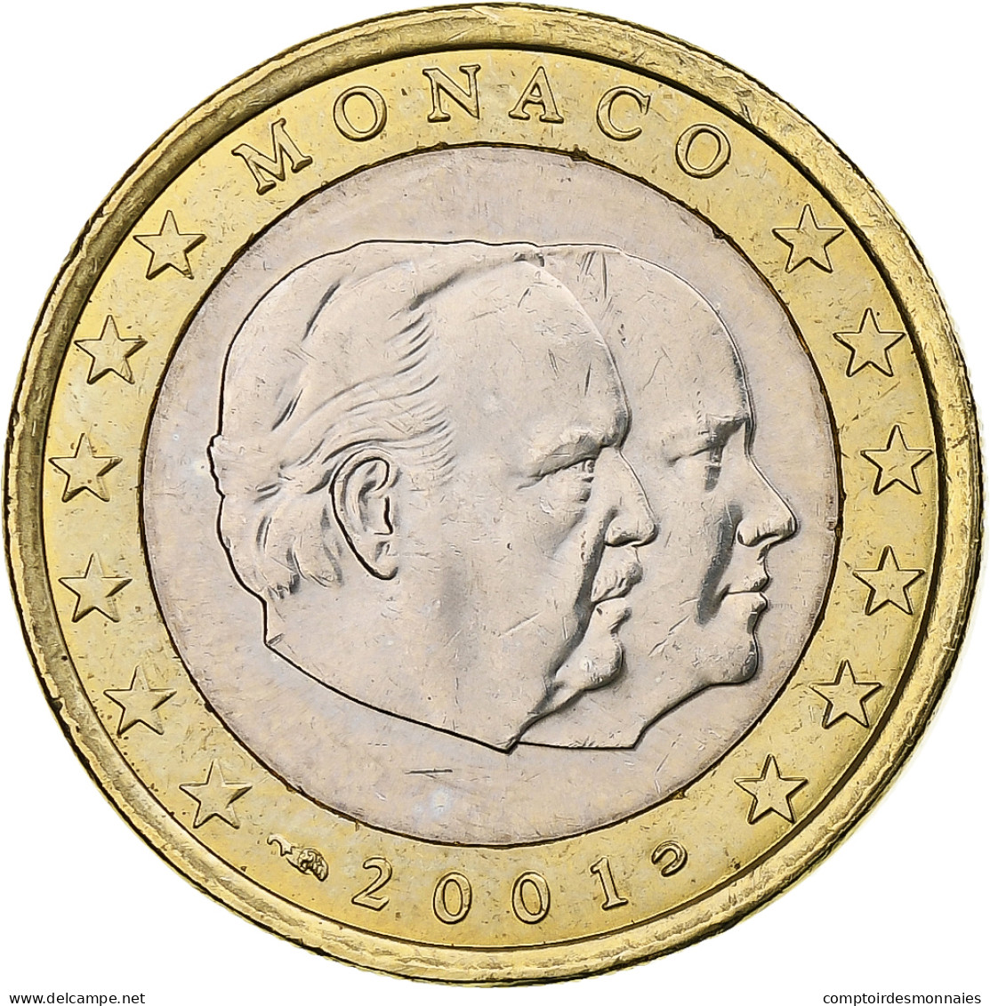 Monaco, Rainier III, Euro, 2001, Monnaie De Paris, Bimétallique, SPL - Monaco
