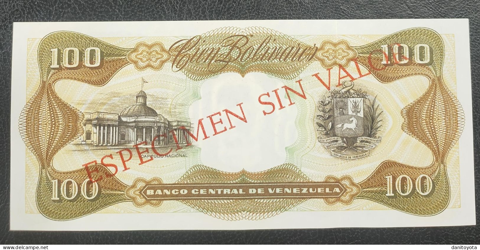 VENEZUELA. 27 ENERO DE 1978 SOBRECARGA ESPECIMEN SIN VALOR SIN CIRCULAR. - Venezuela