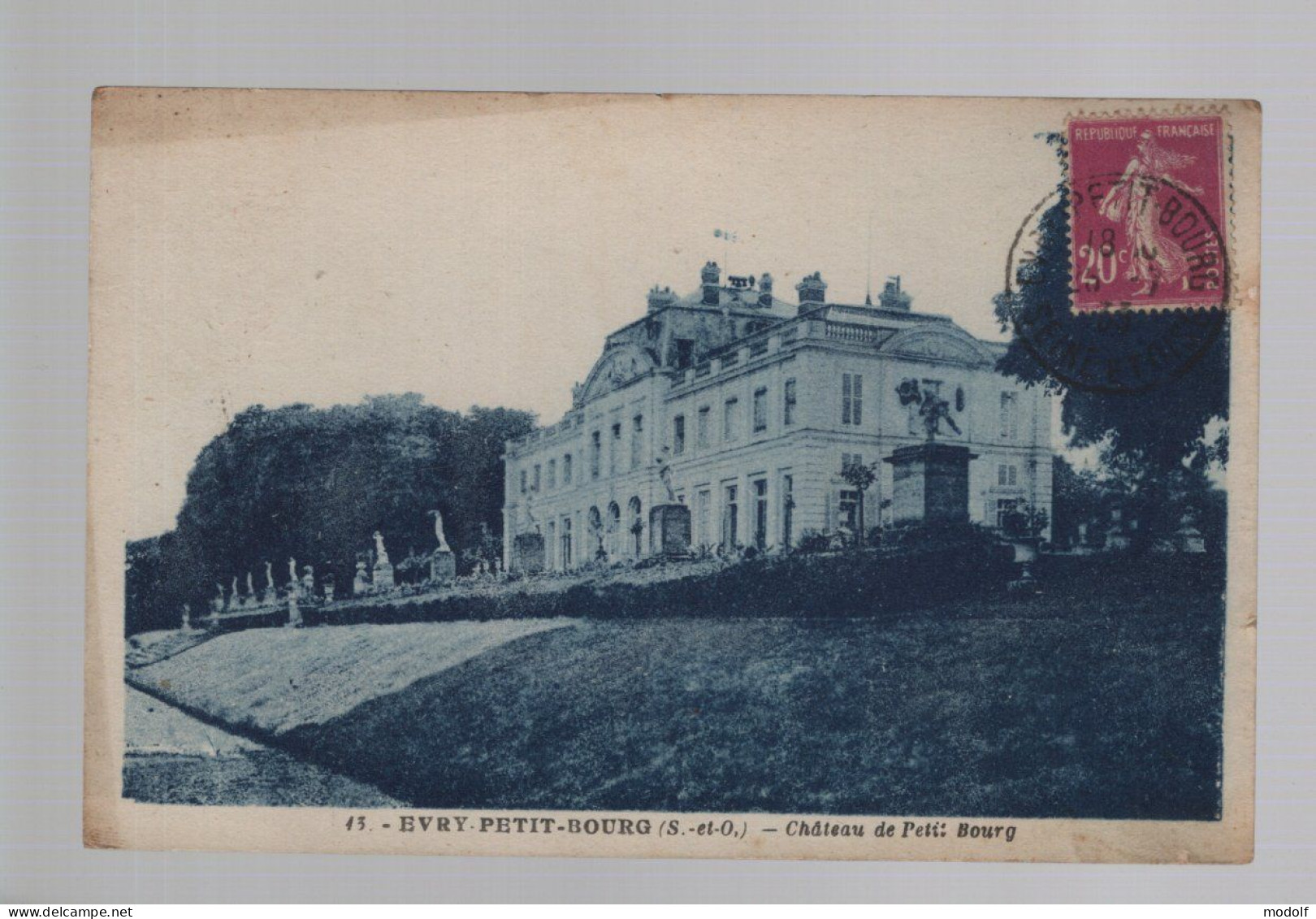 CPA - 91 - Evry-Petit-Bourg - Château De Petit-Bourg - Circulée En 1934 - Evry