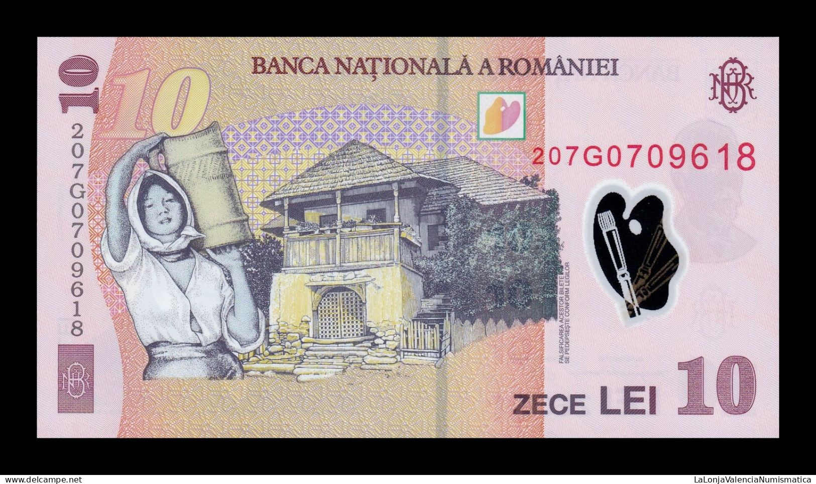 Rumanía Romania 10 Lei 2018 (2020) Pick 119k Polymer Sc Unc - Romania