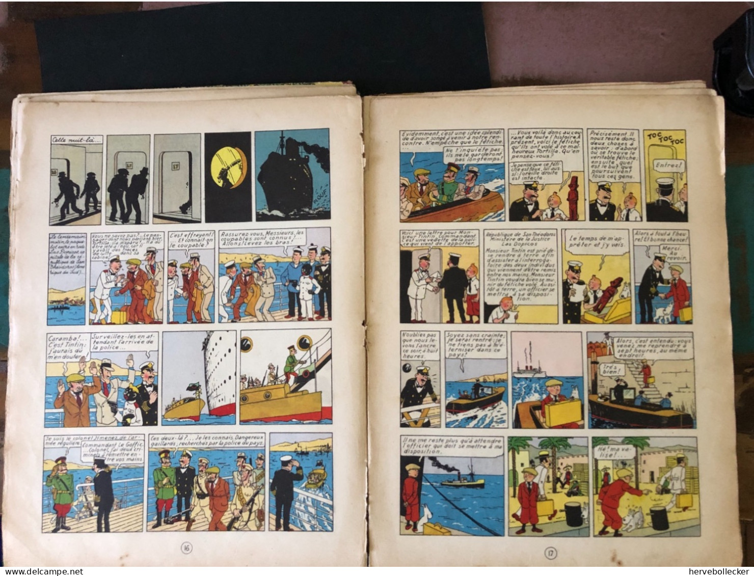 Tintin - L'oreille Cassée - Hergé - 1943 - Tintin