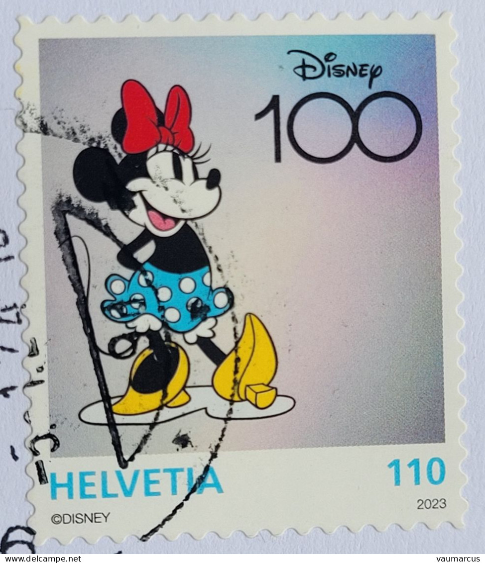 2023 Zu  / SBK  / Mi / YT 100 Ans Disney Obl. Sur Fragment Voir Description - Used Stamps