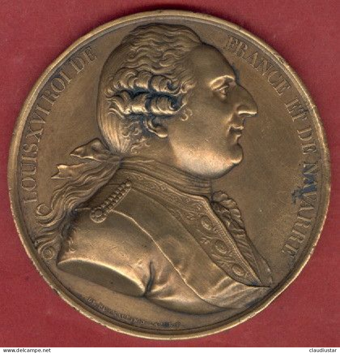 ** MEDAILLE  LOUIS  XVI ** - Monarquía / Nobleza