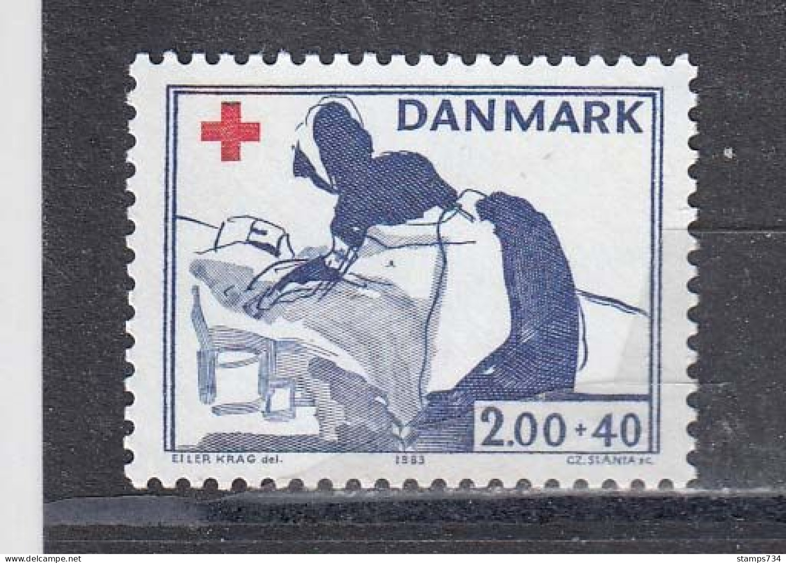 Denmark 1983 - Danish Red Cross, Mi-Nr. 768, MNH** - Autres & Non Classés