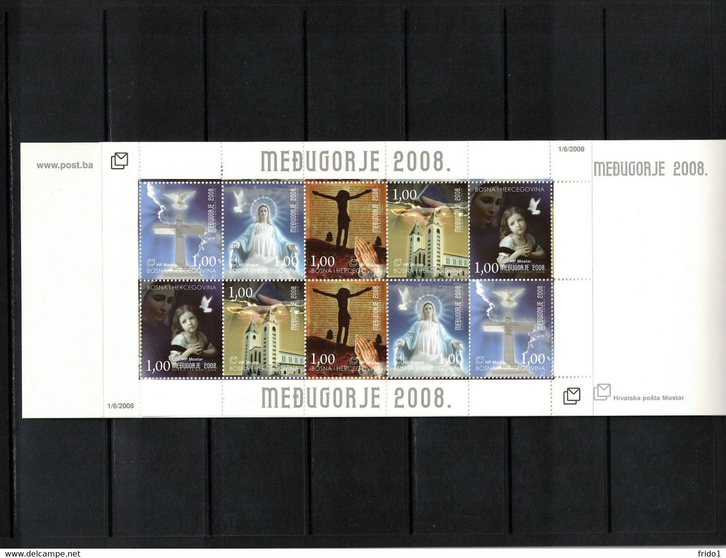 Bosnia And Herzegowina Mostar 2008 Religion Medjugorje Booklet Postfrisch / MNH - Christentum