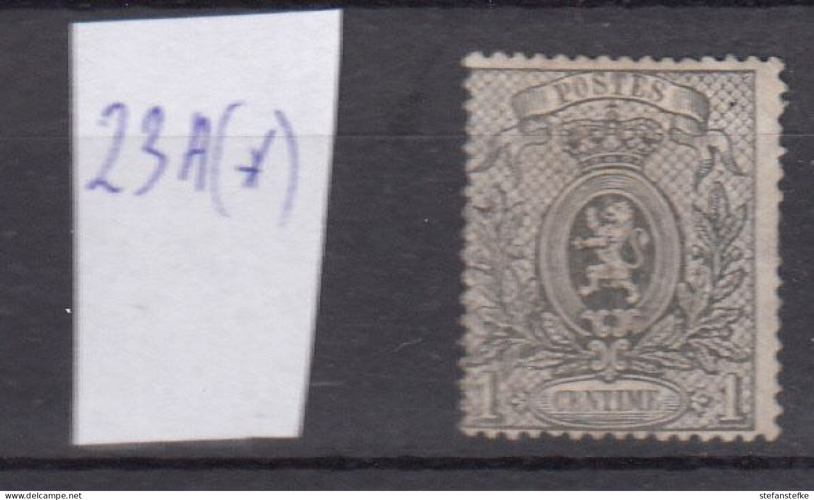 Belgie - Belgique : Ocb Nr:  23A Sans Gomme (zie Scan) - 1866-1867 Coat Of Arms