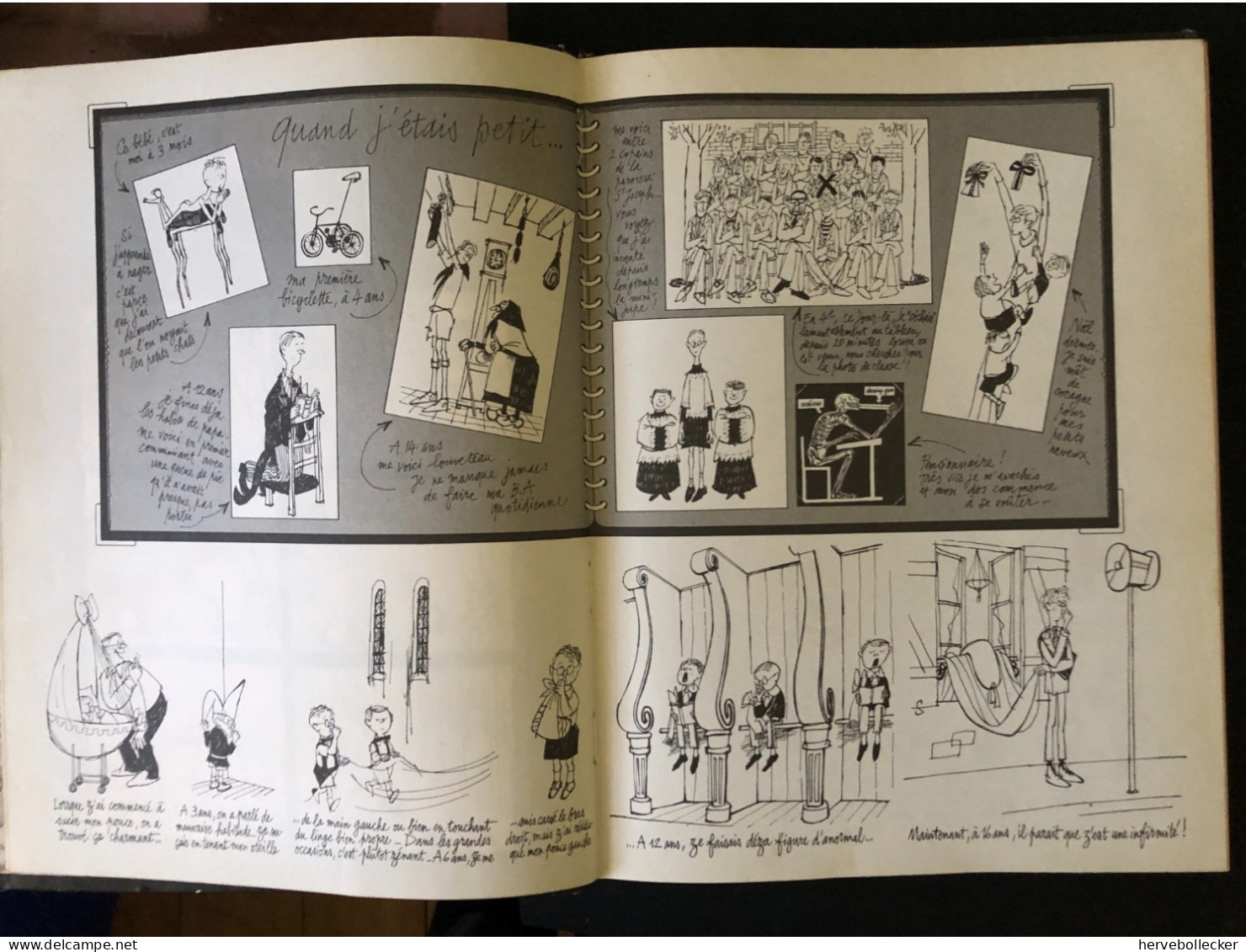 Cabu - Le Grand Duduche - Éditeur Dargaud  - 1967 - Original Drawings