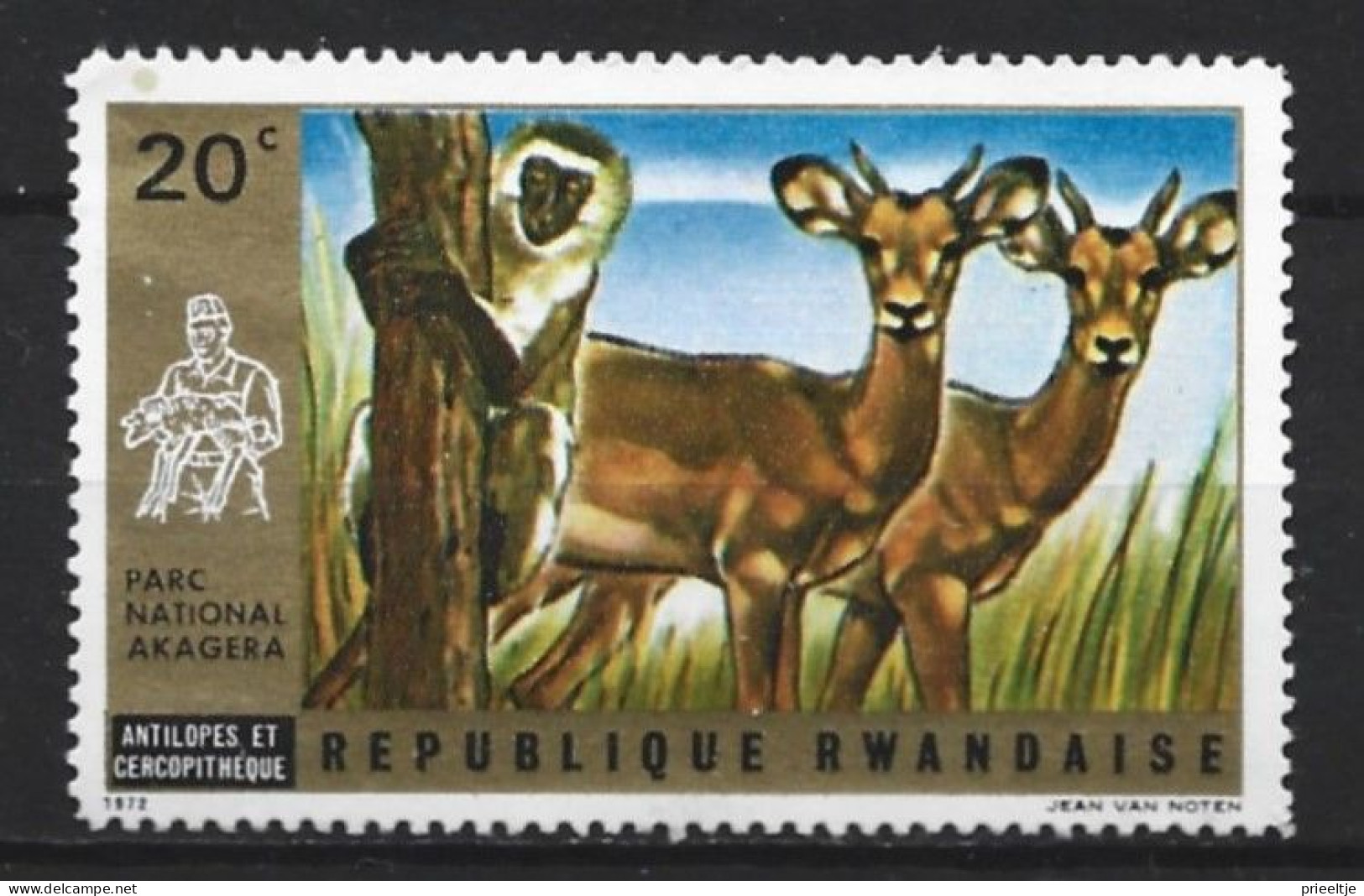 Rwanda 1972 Fauna  Y.T.451 (0) - Usados