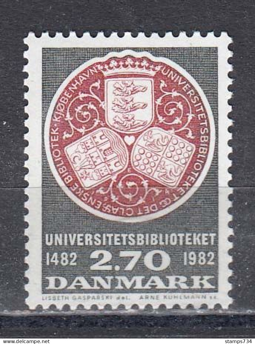 Denmark 1982 - 500 Years Of The University Library, Mi-Nr. 766, MNH** - Neufs