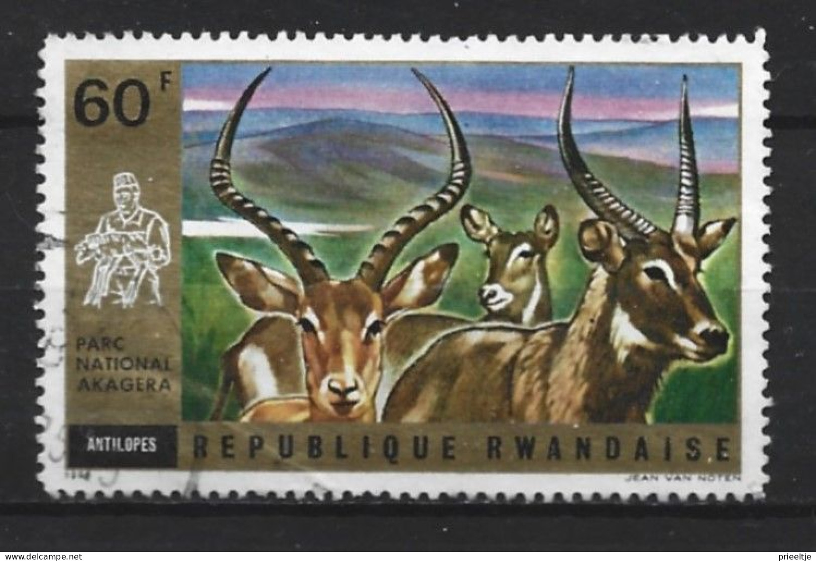 Rwanda 1972 Fauna Y.T. 459 (0) - Usati