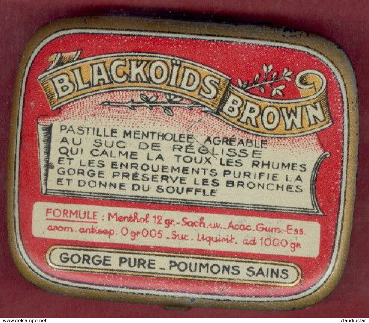 ** BOITE  BLACKOIDS  BROWN ** - Boxes