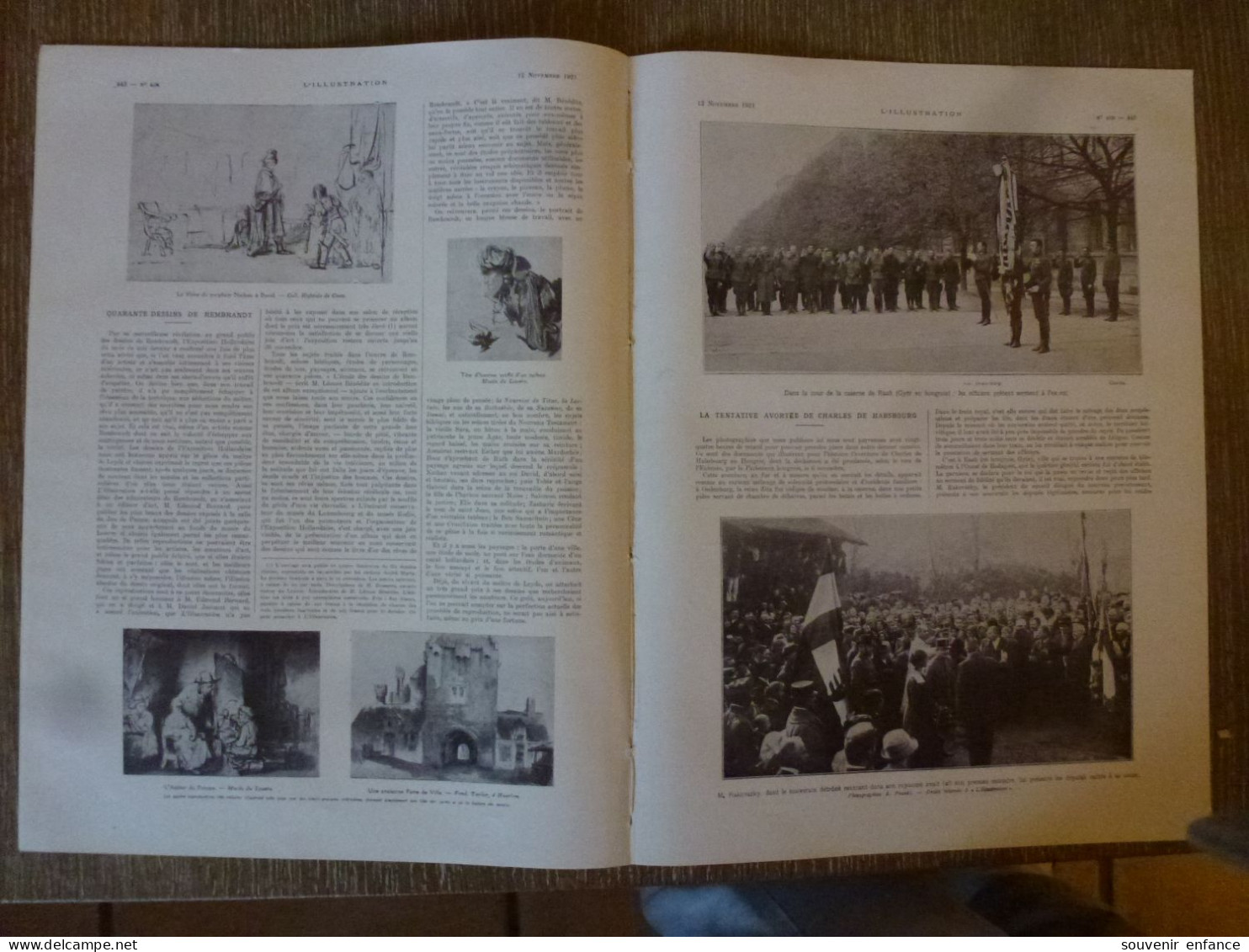 L'Illustration Novembre 1921 Maréchal Foch Charles De Habsbourg Gare De Raab Affaire Landru - L'Illustration