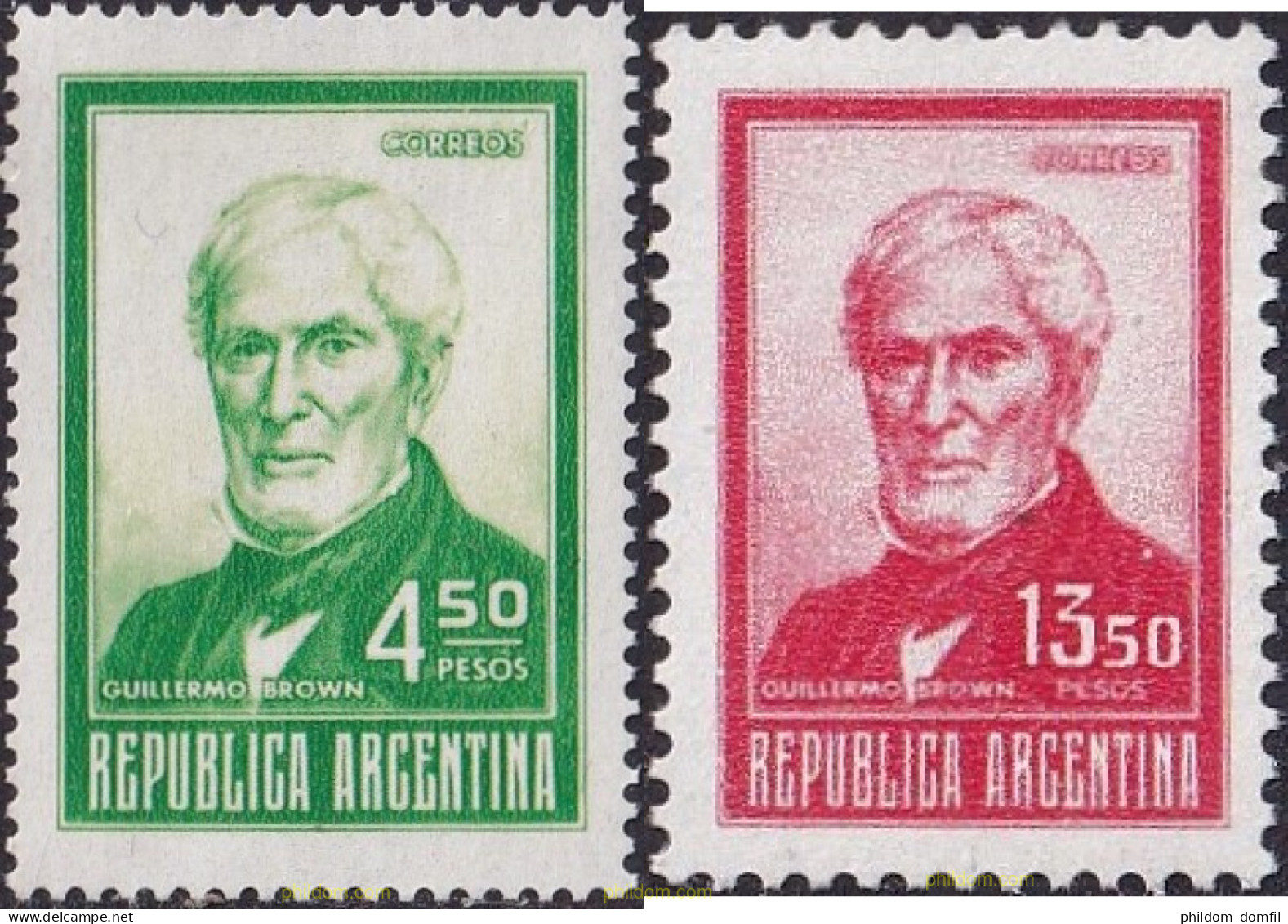 728683 MNH ARGENTINA 1975 SERIE CORRIENTE - Nuevos