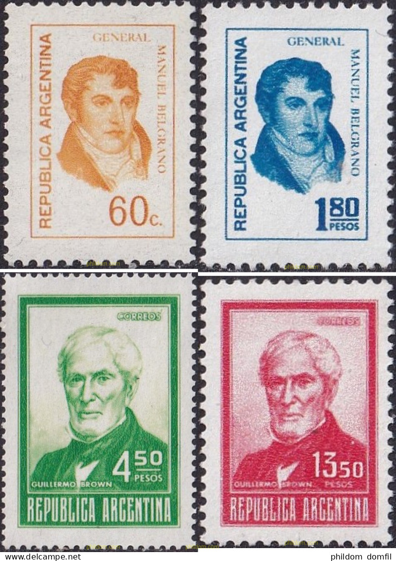 728682 MNH ARGENTINA 1975 SERIE CORRIENTE - Ungebraucht