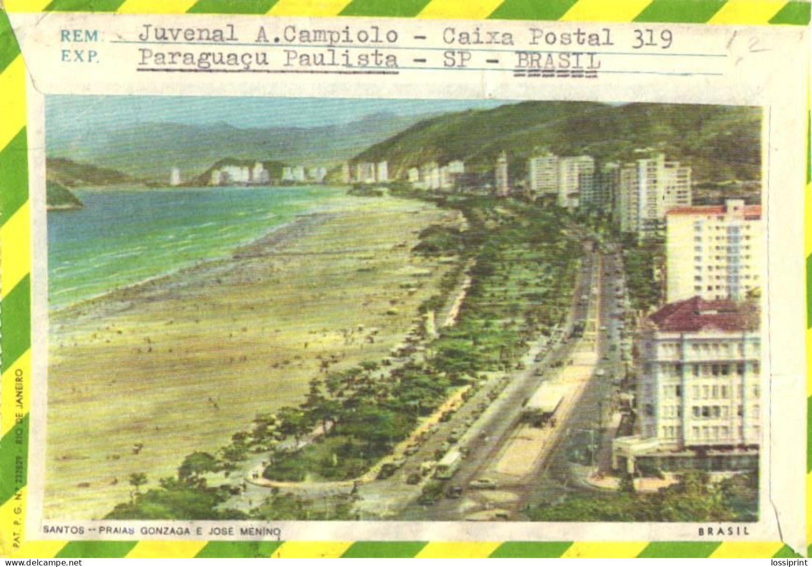 Brasil:Brazil:Cover From Brazil To Czechslovakia 1964 - Briefe U. Dokumente