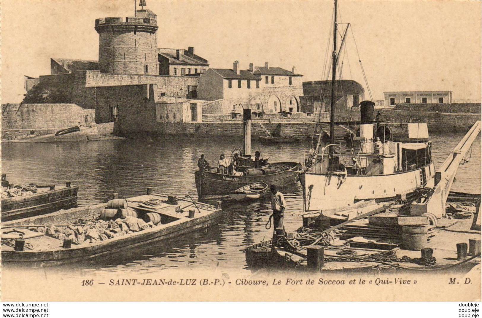 D64    SAINT JEAN DE LUZ  CIBOURE  Le Fort Du SOCOA Et Le Qui Vive - Ciboure