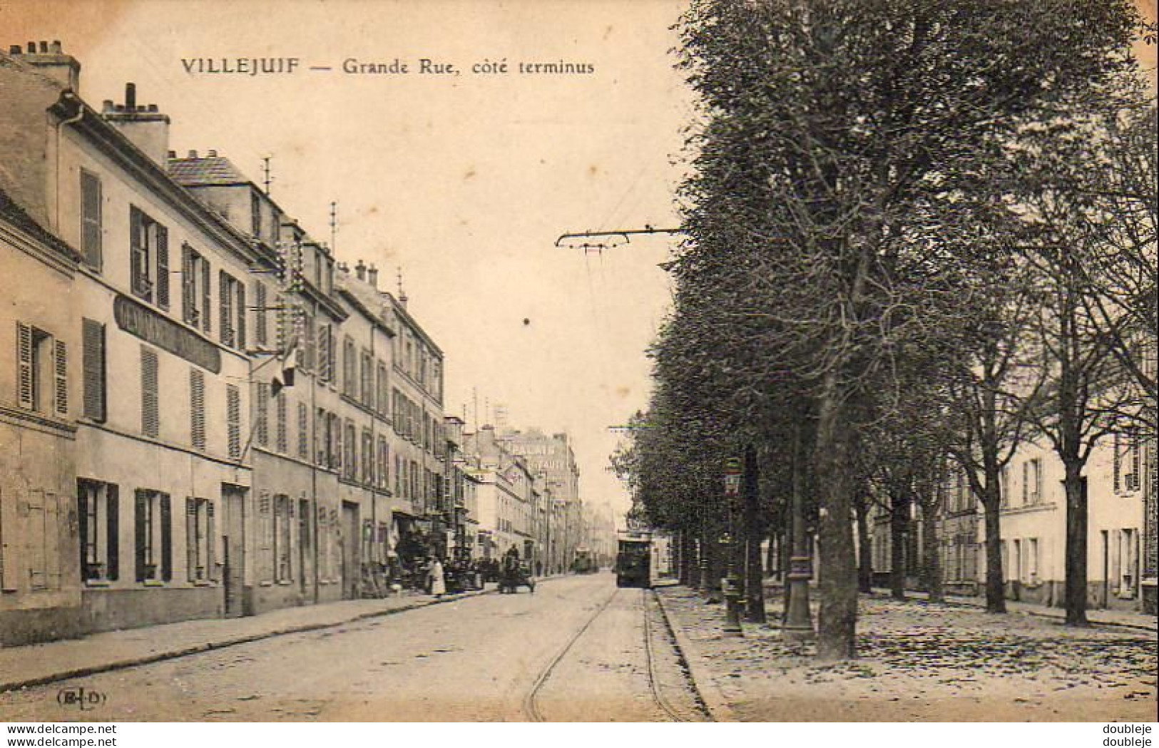 D94  VILLEJUIF Grande Rue Côté Terminus  ........ Carte Peu Courante - Villejuif