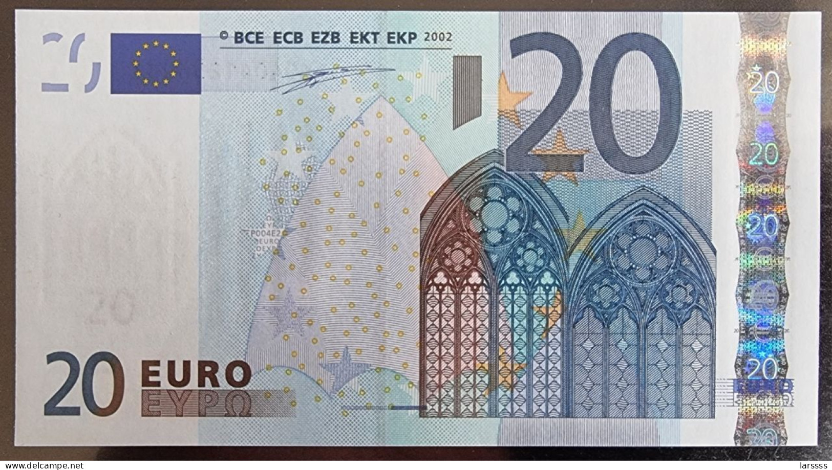 1 X 20€ Euro Duisenberg P004E2 X04041256961 - UNC - 20 Euro