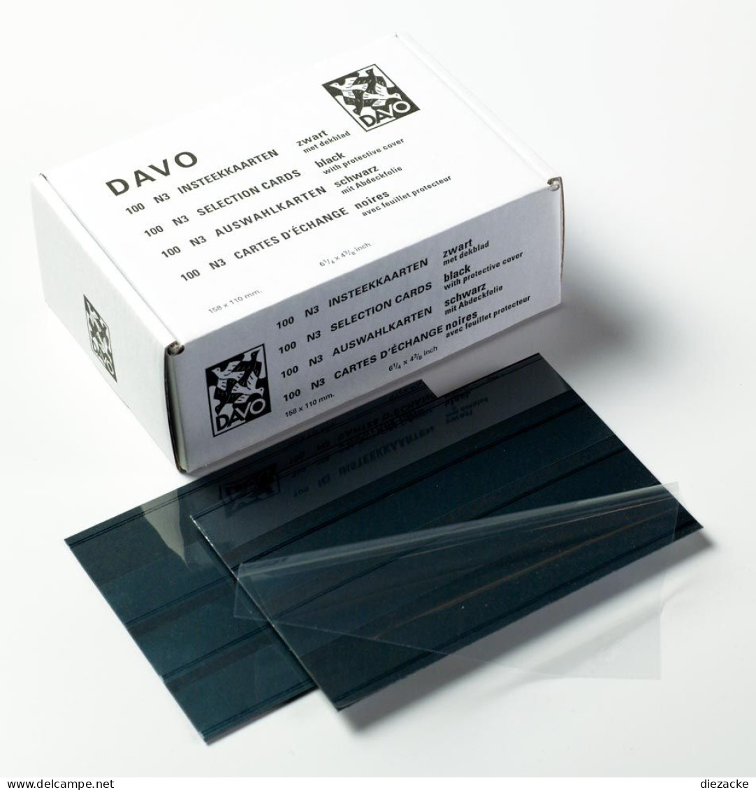 DAVO Einsteckkarten N3, Per 100 DV29541 Neu ( - Sonstige & Ohne Zuordnung