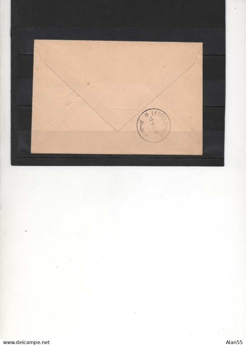 CONGO BELGE.1945. RARE SERIE CROIX-ROUGE SUR LETTRE.N°270-273 - Other & Unclassified