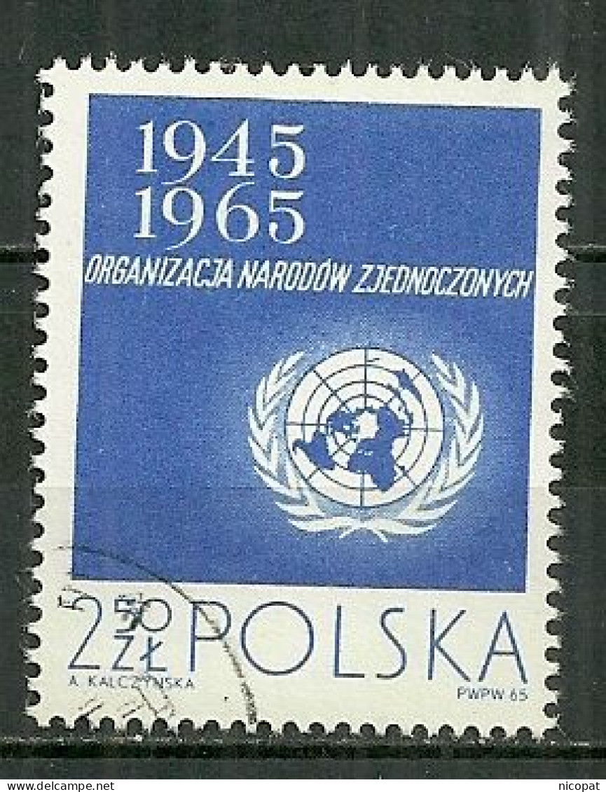 POLAND Oblitéré 1482 Anniversaire Des Nations Unies - Used Stamps
