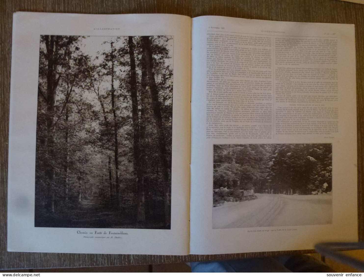 L'Illustration Novembre 1921 Joseph Bédier Forêt De Fontainebleau Chemin De Fer De Mehedya Cyclisme Tour Du Maroc - L'Illustration