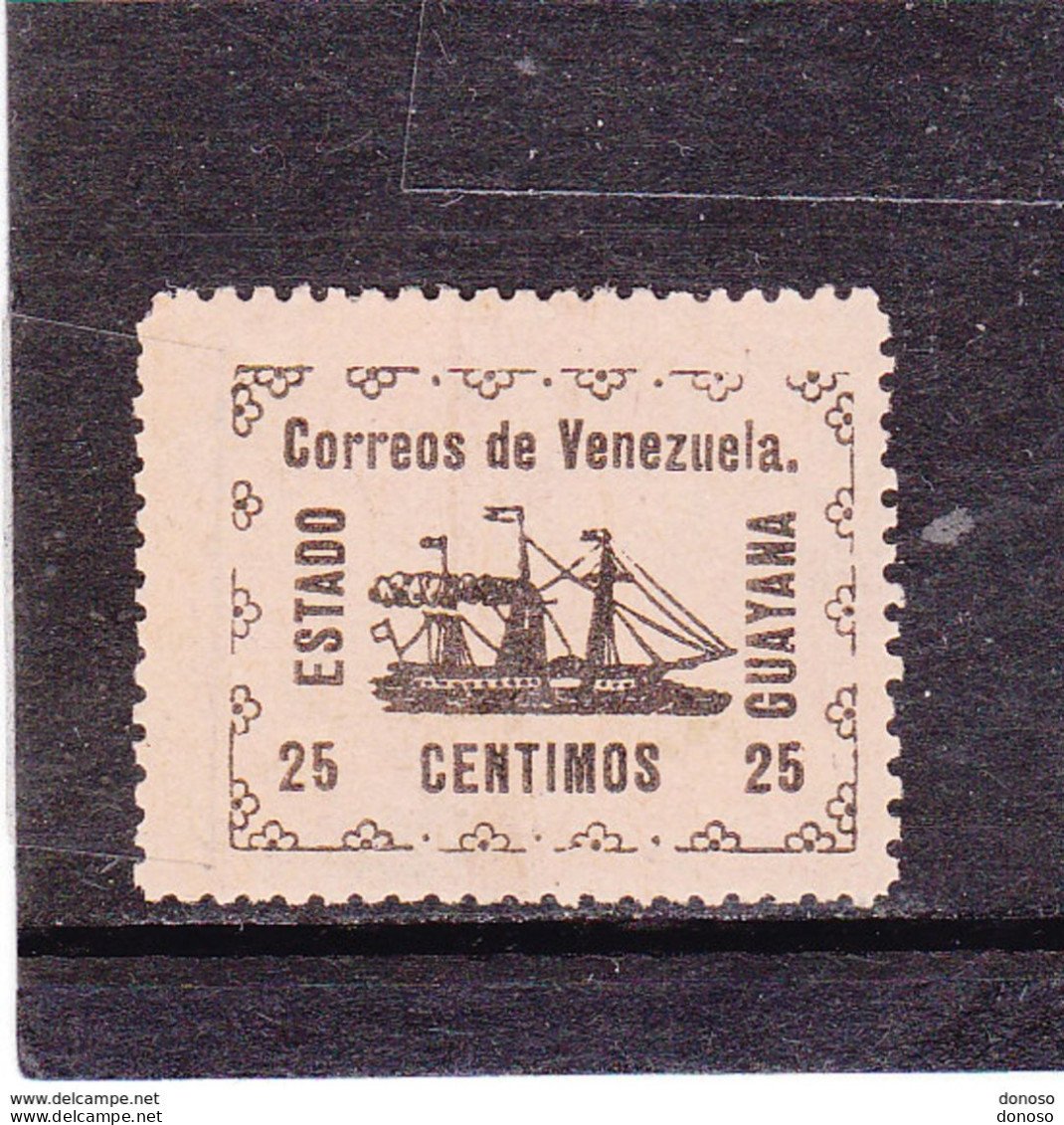 VENEZUELA 1903 BATEAUX Yvert 89 NEUF* MH Cote : 50 Euros - Venezuela