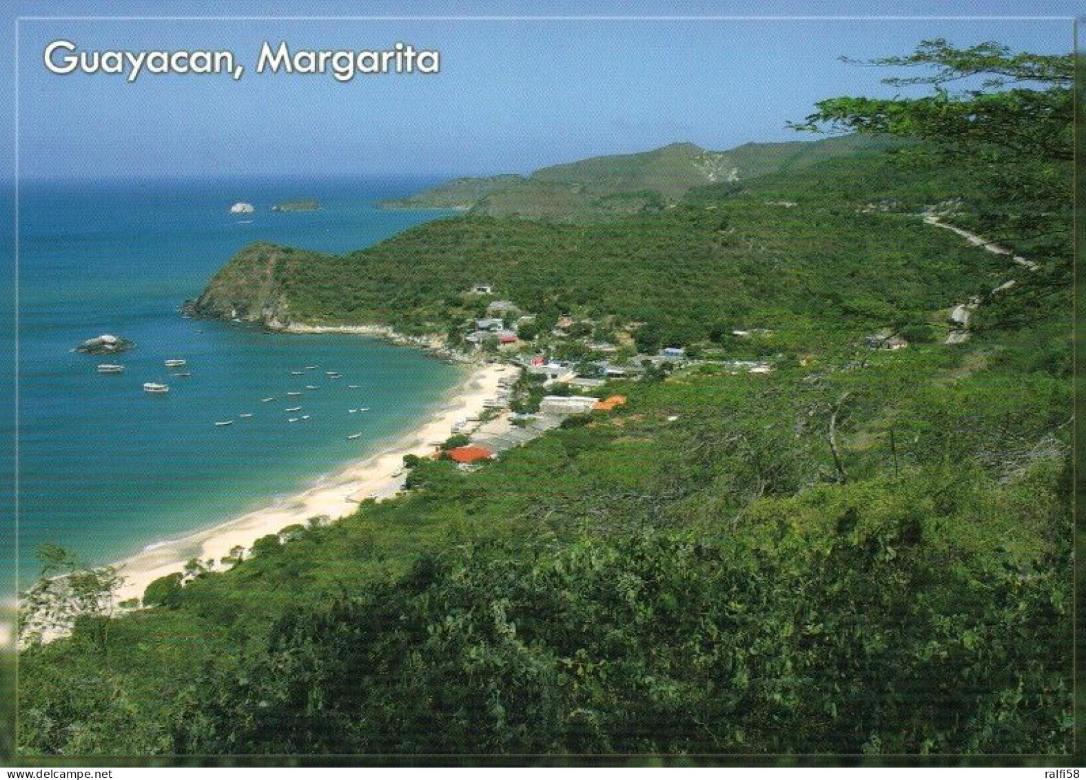 1 AK Isla Margarita Zu Venezuela * Blick Auf Den Ort Guayacan, Er Liegt Auf Der Insel Margarita * - Venezuela