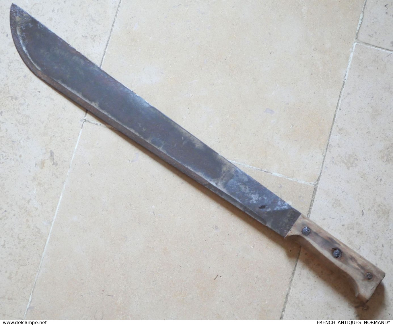 Machette Militaire à Identifier, Sans Doute US Provenance Terrain Normandie 1944   Provenance Terrain Garantie Normandie - Armes Blanches