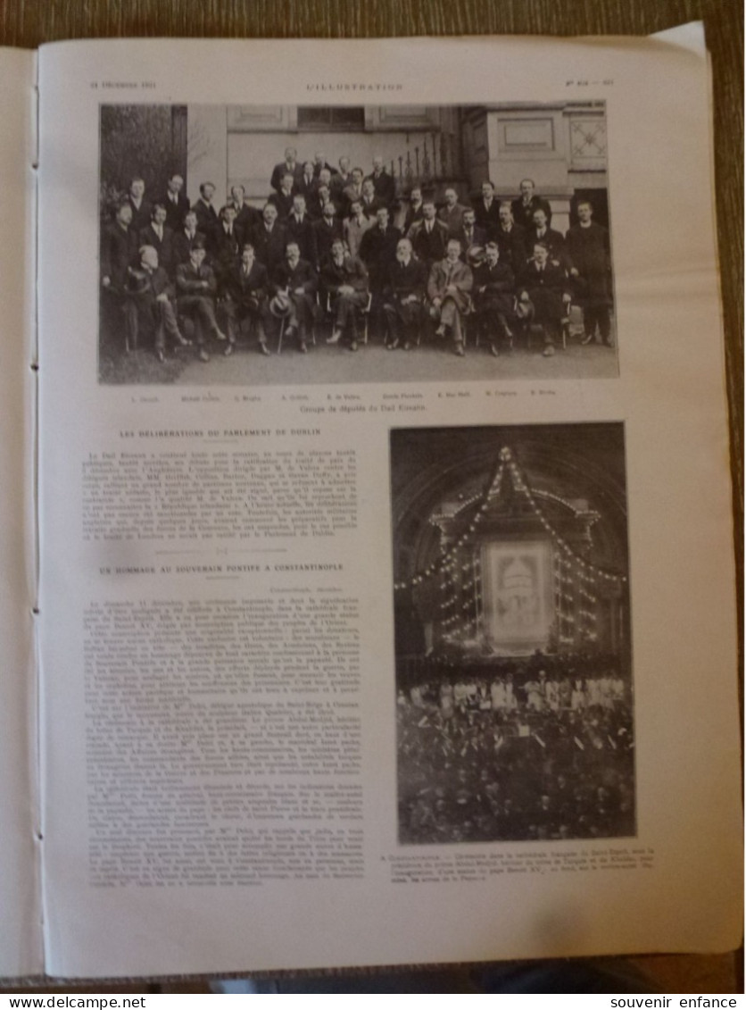 L'Illustration Décembre 1921 Camille Saint Saëns Everest Mallory Wheeler Bullock Morshead Plouvenez Quintin Kerescant - L'Illustration