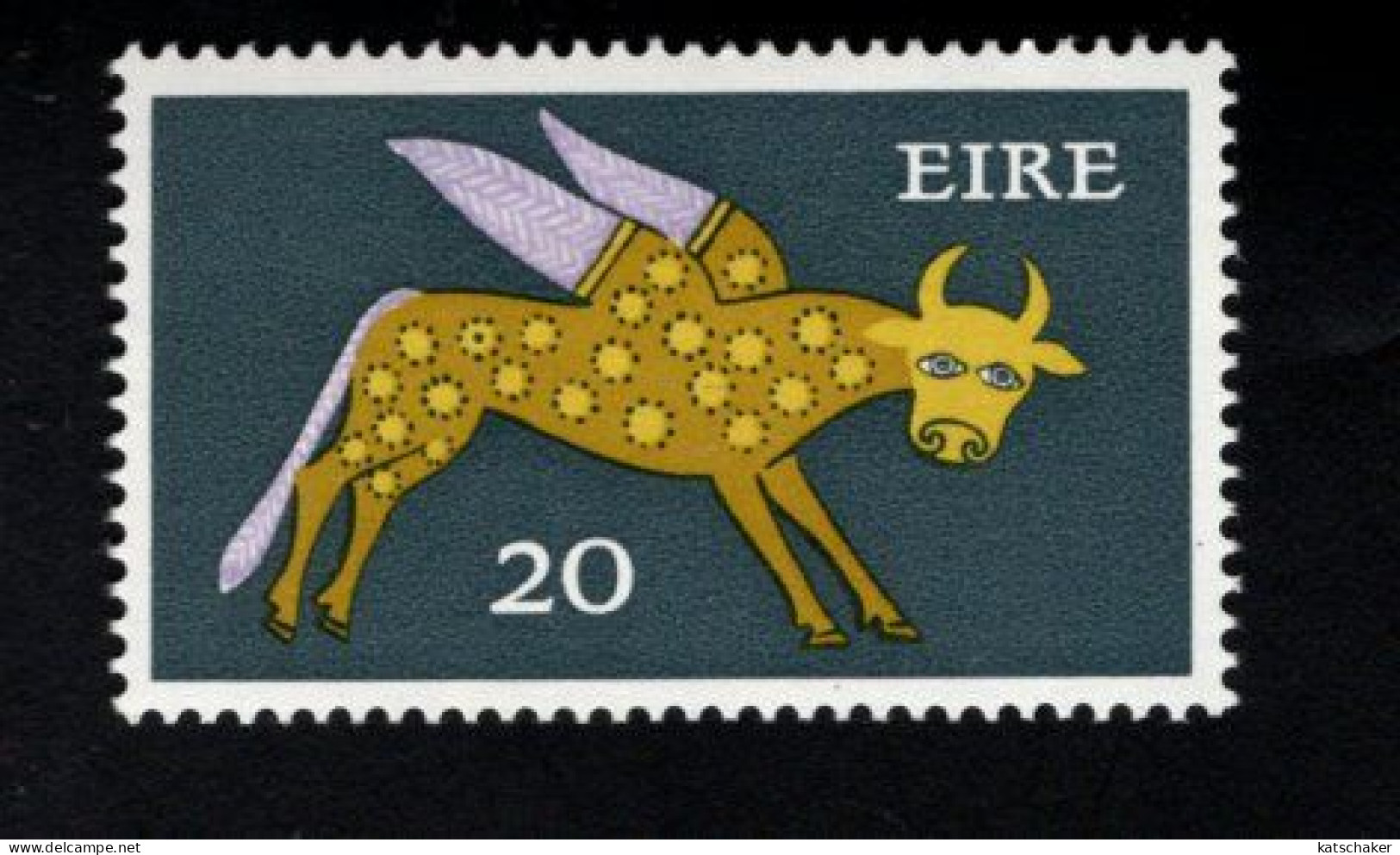 2001075140  1971  SCOTT  303 (XX) POSTFRIS  MINT NEVER HINGED - CURRENCY ISSUE WINGED OX - Unused Stamps