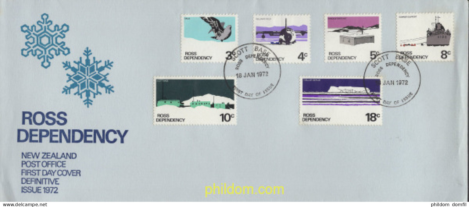 396114 MNH NUEVA ZELANDA. Dependencia Ross 1972 MOTIVOS VARIOS - Unused Stamps