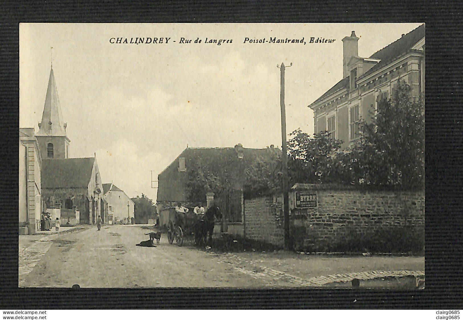 52 - CHALINDREY - Rue De Langres - Chalindrey