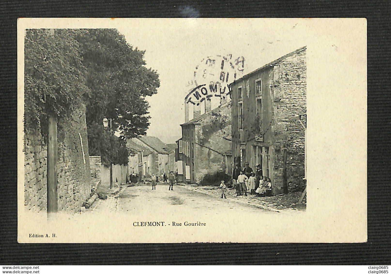 52 - CLEFMONT - Rue Gourière - 1906 - Clefmont