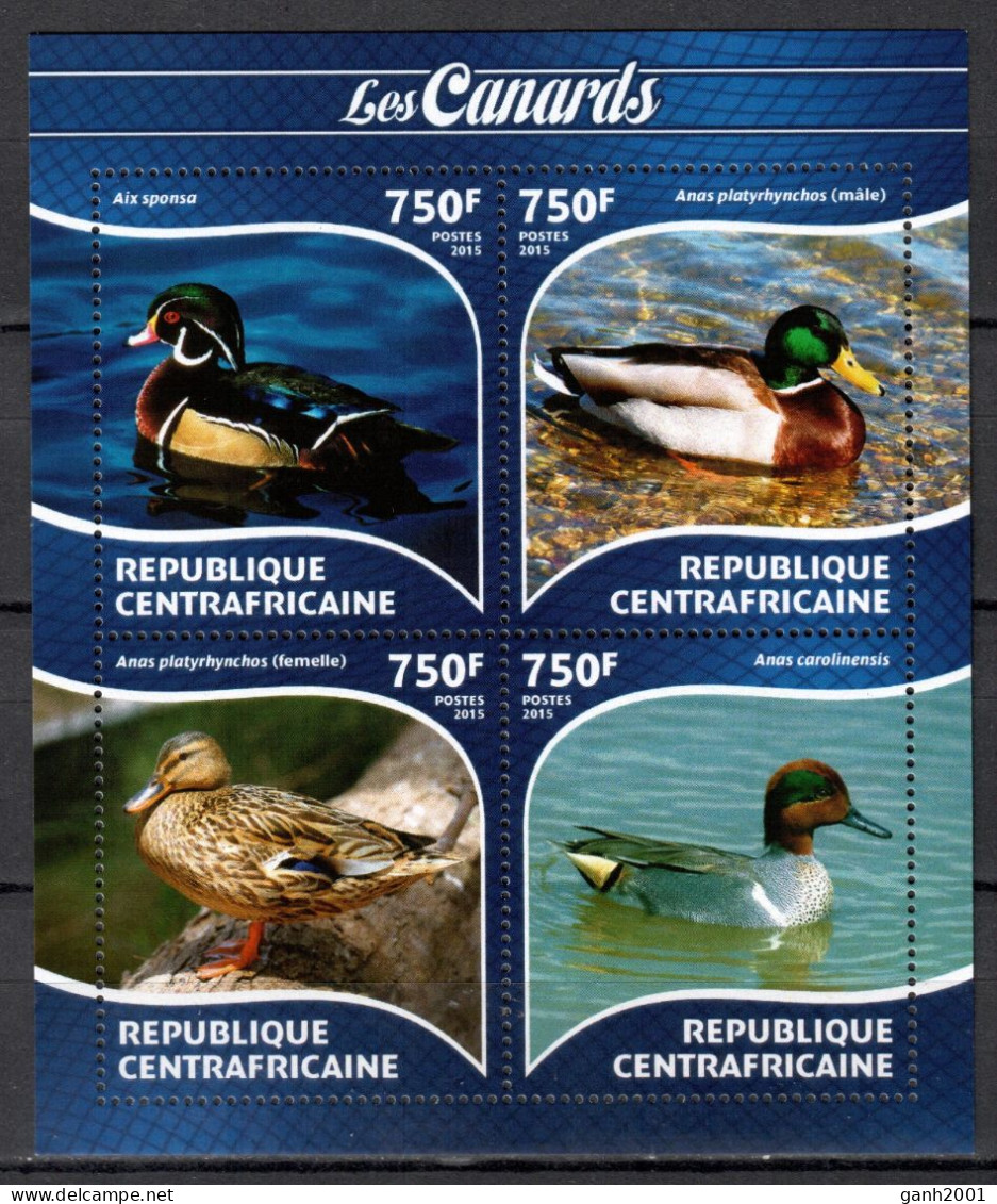 Central Africa 2015 África Central / Birds  MNH Vögel Aves Uccelli Oiseaux / Cu22227  24-28 - Andere & Zonder Classificatie