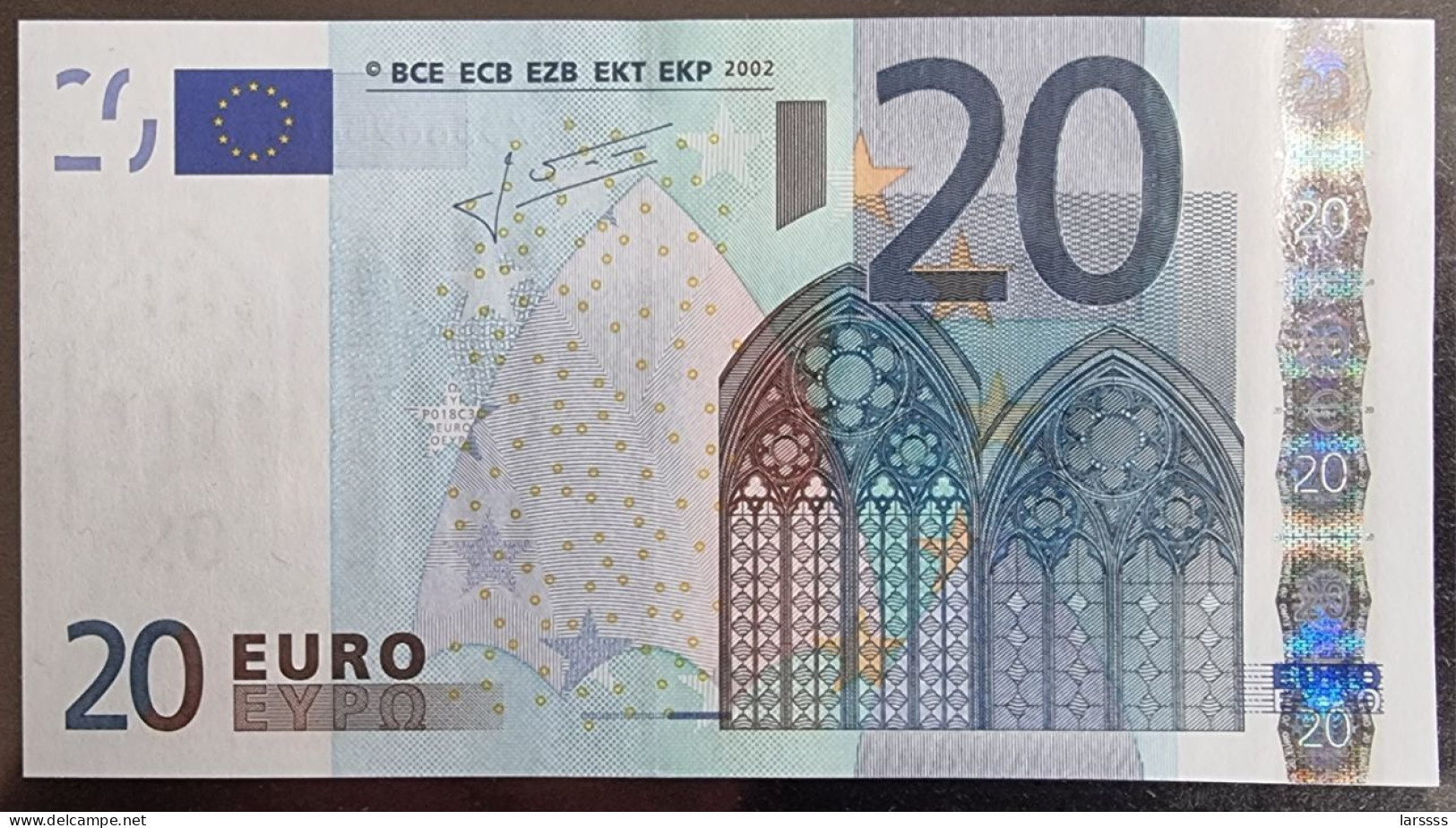 1 X 20€ Euro Trichet  P018C3 X33669040043 - UNC - 20 Euro