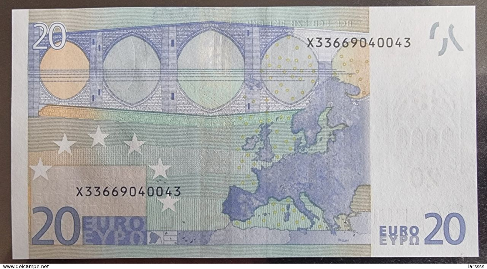 1 X 20€ Euro Trichet  P018C3 X33669040043 - UNC - 20 Euro