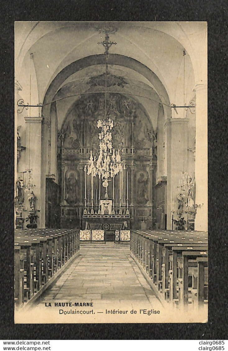 52 - DOULAINCOURT - Intérieur De L'Eglise - Doulaincourt