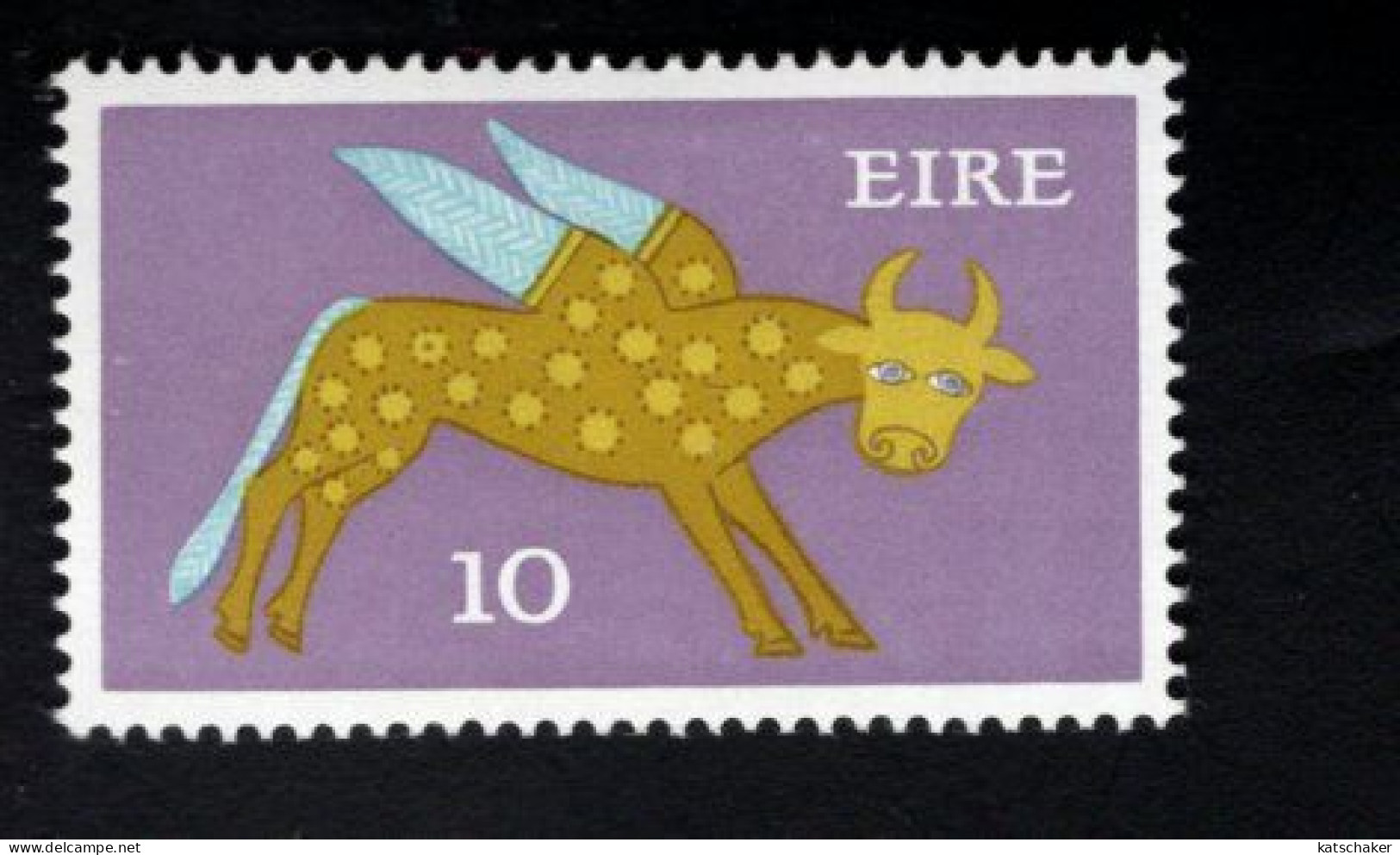 2001076175  1971  SCOTT  302 (XX) POSTFRIS  MINT NEVER HINGED - CURRENCY ISSUE WINGED OX - Ongebruikt